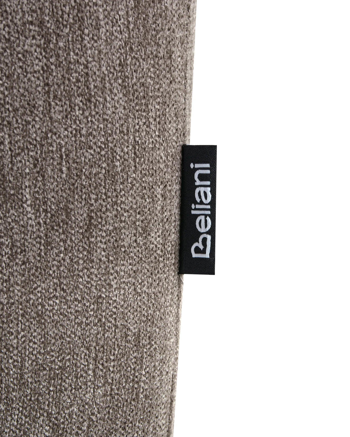 Armchair AMINA Fabric Brown — alternate angled view
