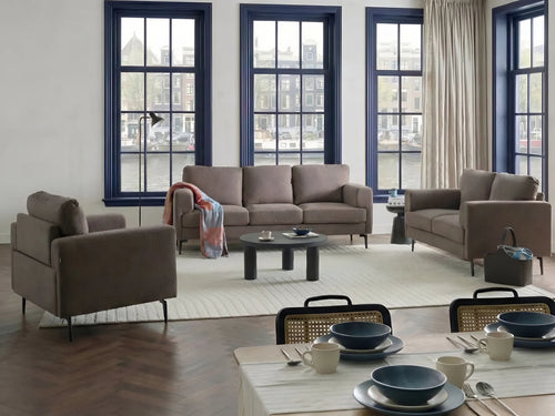 Armchair AMINA Fabric Brown — alternate product view