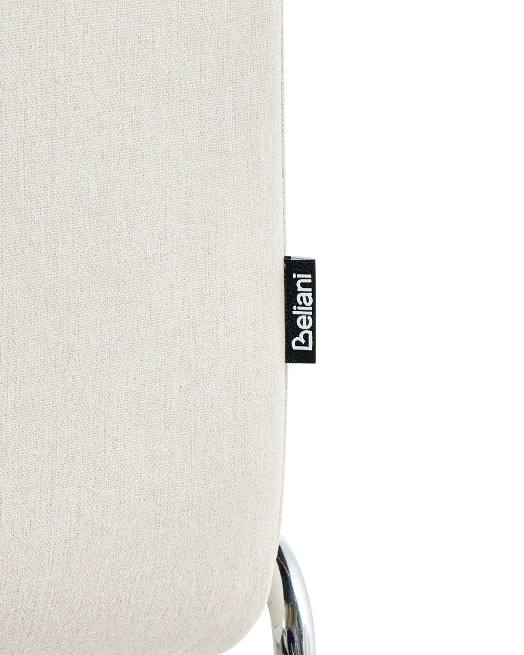 Set of 2 Dining Chairs LECCO Fabric Light Beige