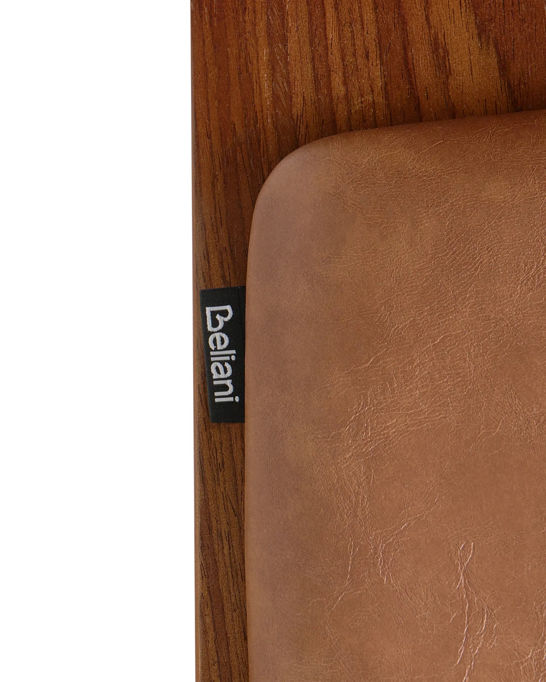 Set of 2 Bar Chairs PETERSBURG Faux Leather Brown/ Black