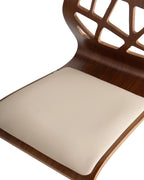 Set of 2 Bar Chairs PETERSBURG Faux Leather Beige/ Black