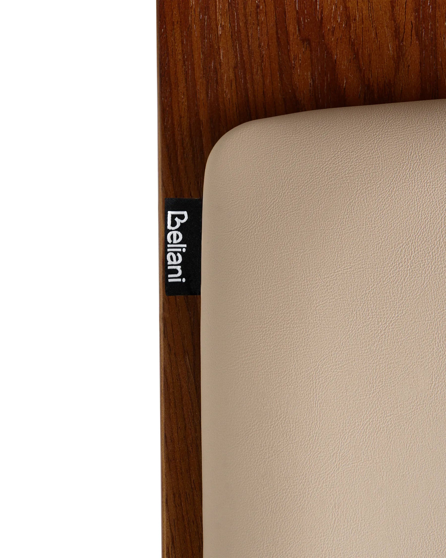 Set of 2 Bar Chairs PETERSBURG Faux Leather Beige/ Black