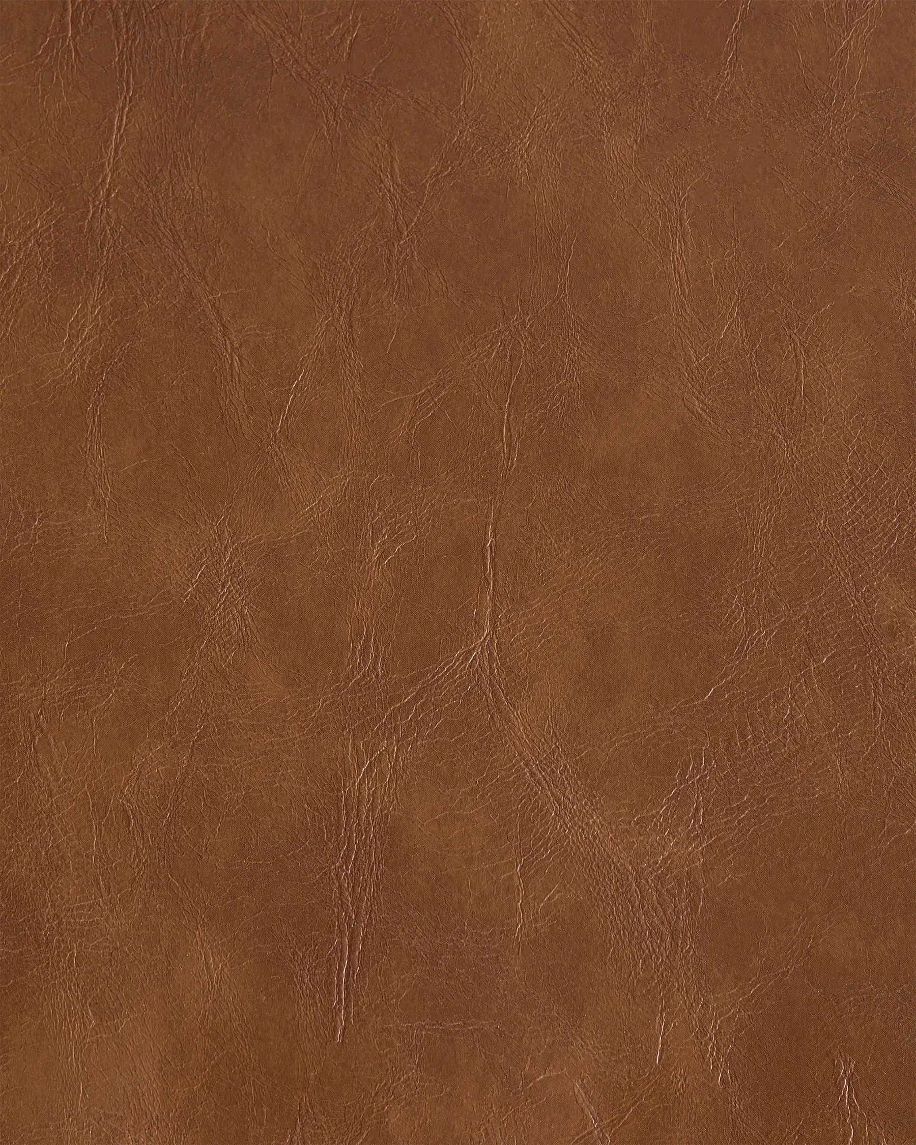Set of 2 Bar Chairs PETERSBURG Faux Leather Brown/ Silver
