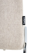 Set of 2 Dining Chairs LECCO Fabric Beige