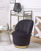 Armchair ALBY Velvet Black