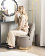 Armchair ALBY Velvet Light Beige