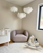 Armchair SKJANES Fabric Light Grey