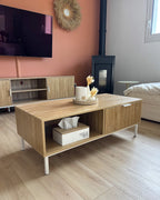 Coffee Table ROYALLA Light Brown