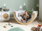 Multifunctional Climbing Arch NIMBIN Pine Wood Light Brown Montessori