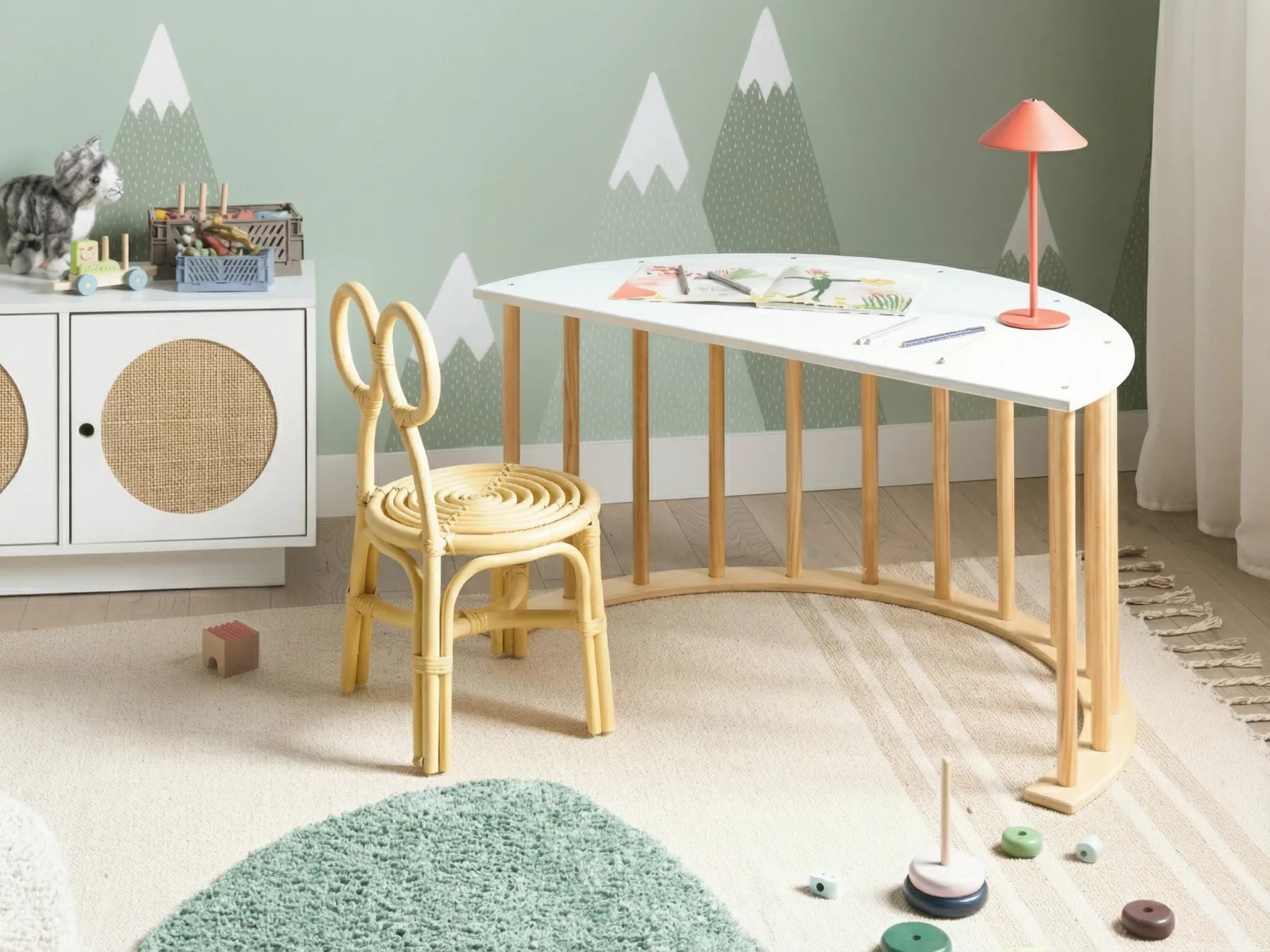 Multifunctional Climbing Arch NIMBIN Pine Wood Light Brown Montessori