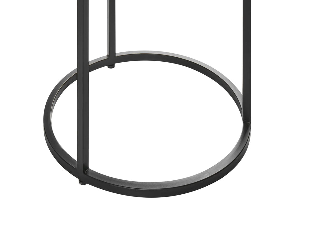 Side Table TYRELL Marble Black