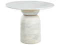 Dining Table MURTLE White 110 cm 110 cm Mango Wood