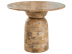 Dining Table MURTLE Light Brown 110 cm 110 cm Mango Wood