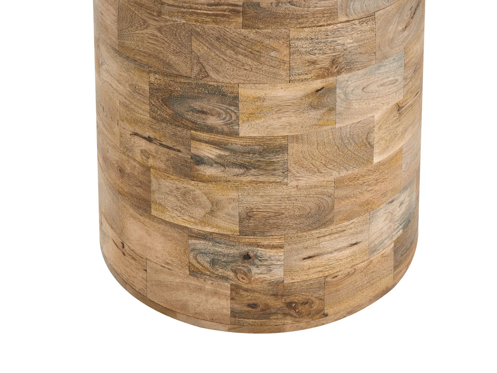 Dining Table MURTLE Light Brown 110 cm 110 cm Mango Wood