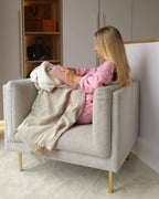 Armchair MOEN Fabric Light Grey