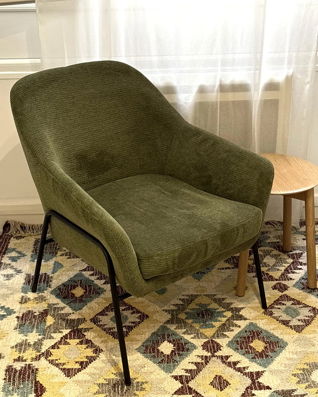 Armchair VEDDIGE Fabric Green