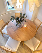 Dining Table BOYLE Light Oak 110 cm 110 cm