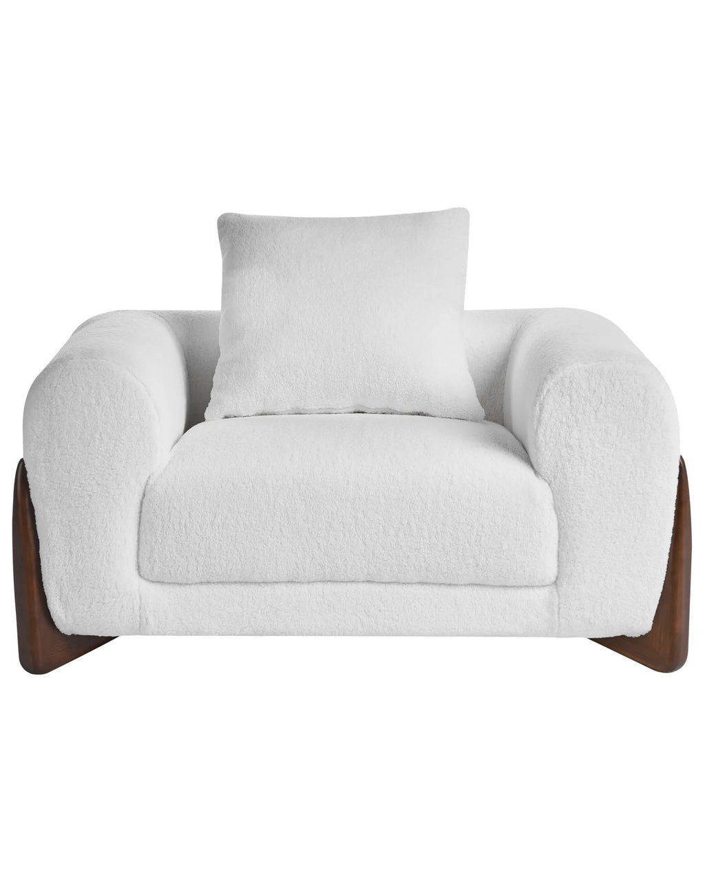 Armchair VINLIDEN Boucle White