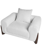 Armchair VINLIDEN Boucle White