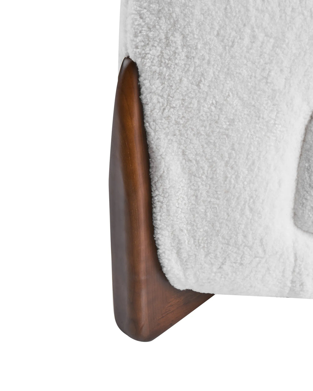 Armchair VINLIDEN Boucle White