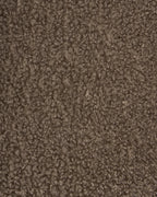 Set of 2 Dining Chairs SANILAC Boucle Brown