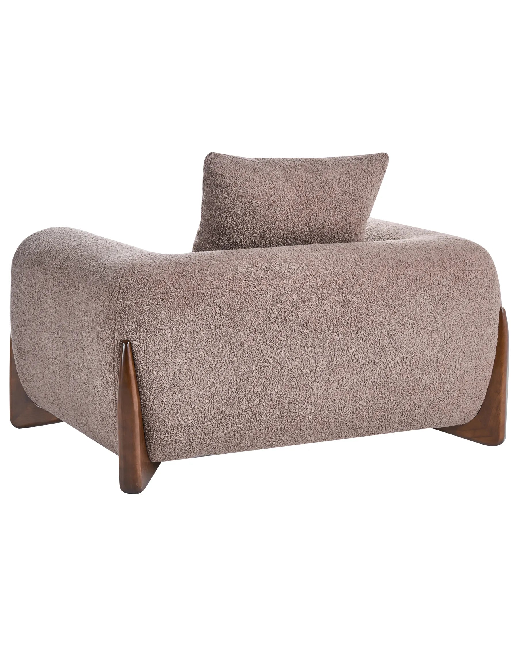 Armchair VINLIDEN Boucle Brown