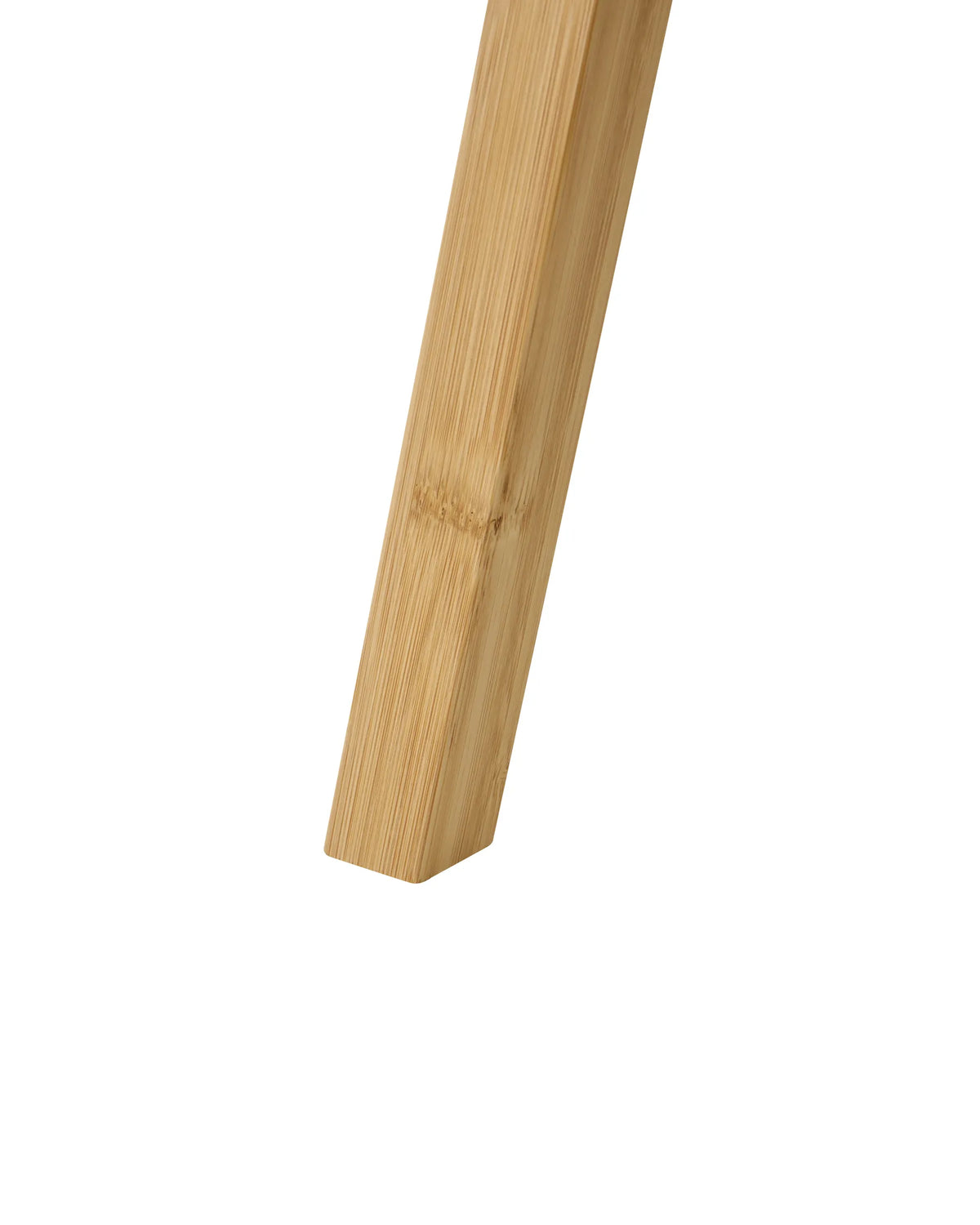 Set of 2 Bar Stools NIDA Bamboo Light Brown — side product view