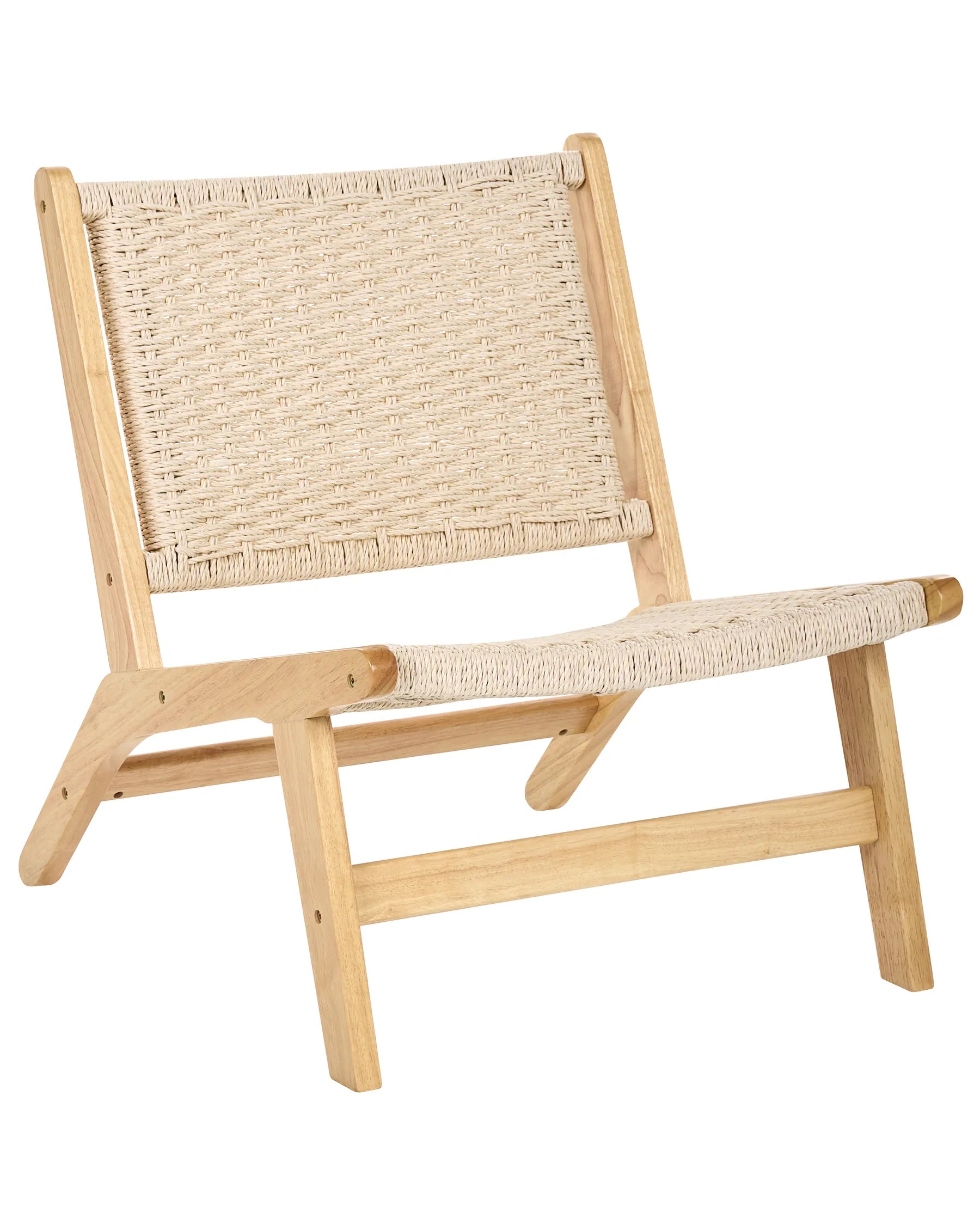Armchair VILLAZ Wood Light Brown