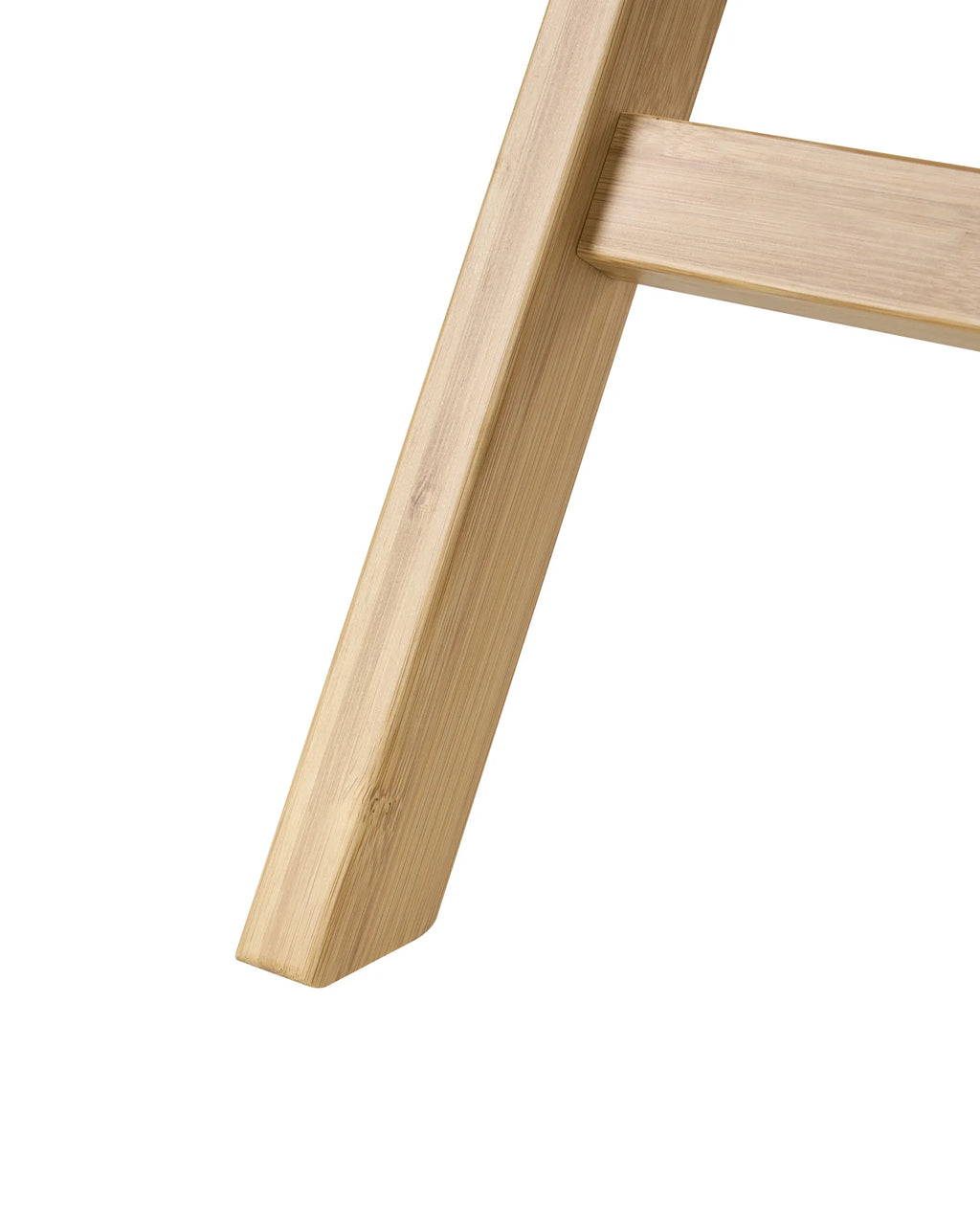Set of 2 Dining Chairs Folding MODANE Bamboo Light Brown