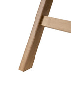 Set of 2 Dining Chairs Folding ORAISON Bamboo Brown