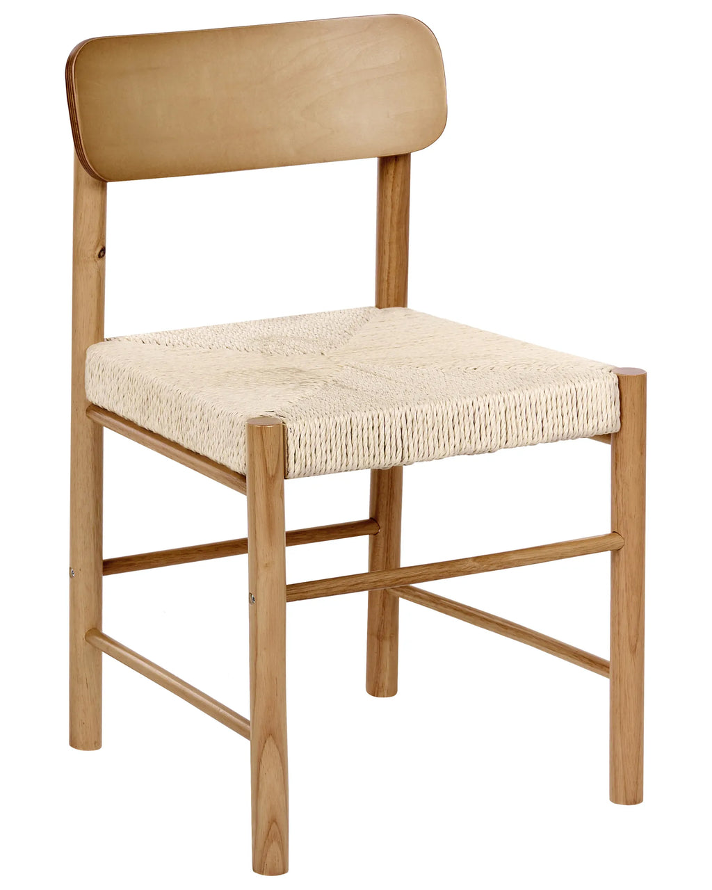 Set of 2 Dining Chairs DIGNE Wood Brown