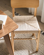 Set of 2 Dining Chairs DIGNE Wood Light Brown