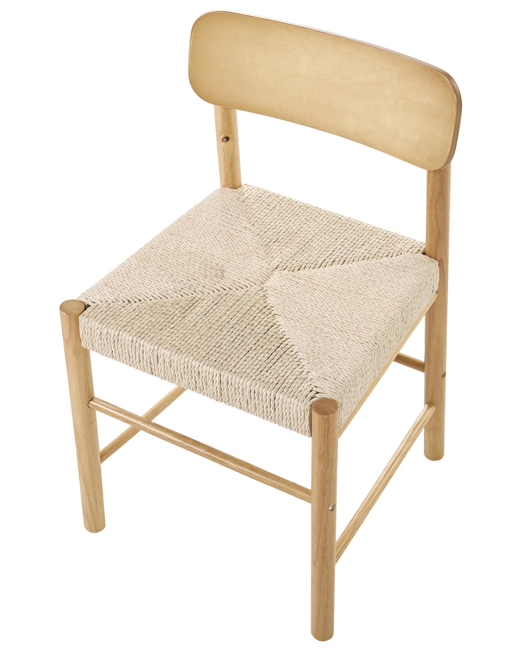 Set of 2 Dining Chairs DIGNE Wood Light Brown