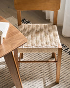 Set of 2 Dining Chairs ALLOS Wood Brown