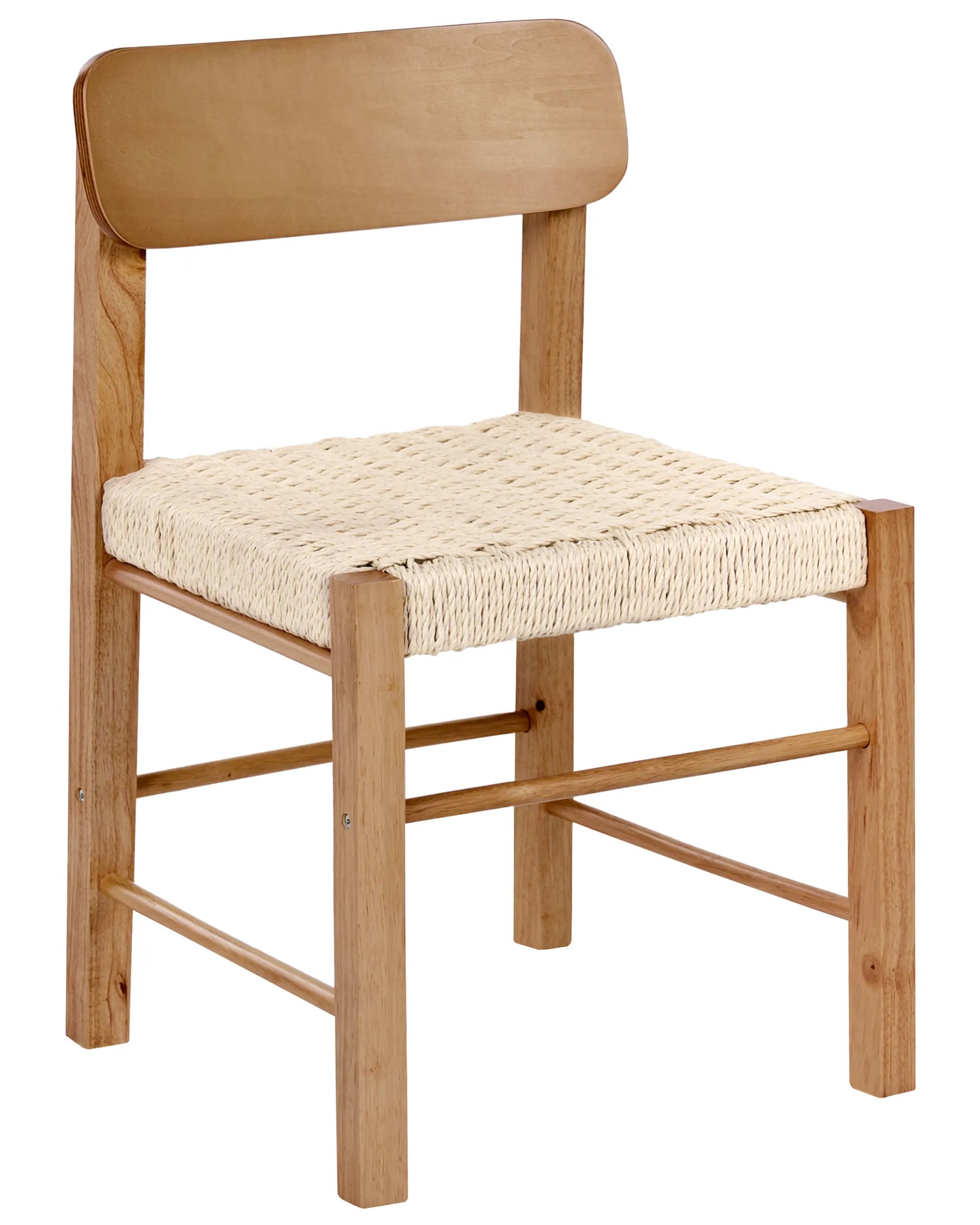 Set of 2 Dining Chairs ALLOS Wood Brown