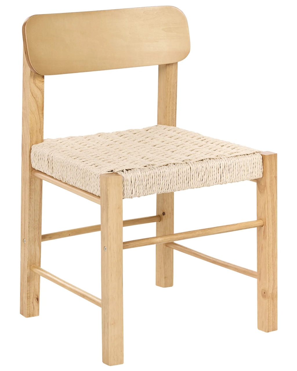 Set of 2 Dining Chairs ALLOS Wood Light Brown