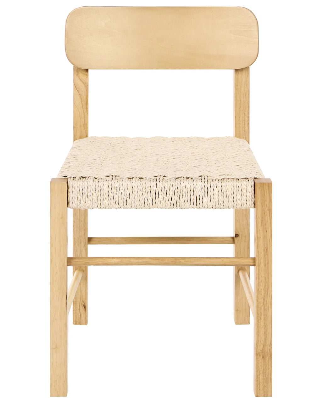 Set of 2 Dining Chairs ALLOS Wood Light Brown