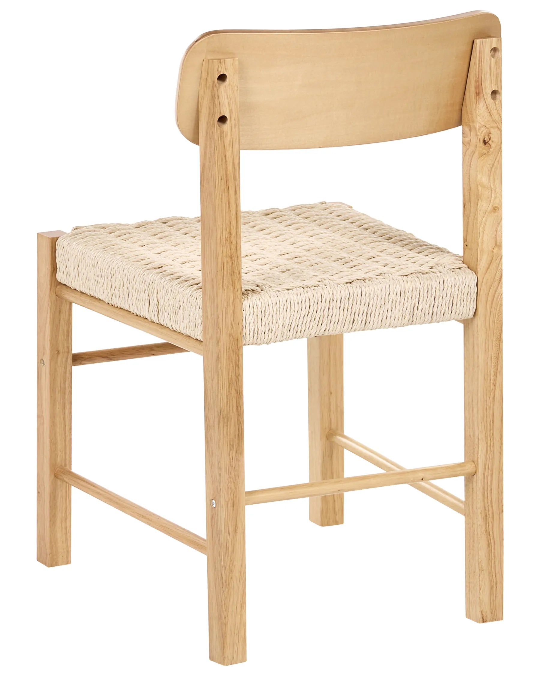 Set of 2 Dining Chairs ALLOS Wood Light Brown