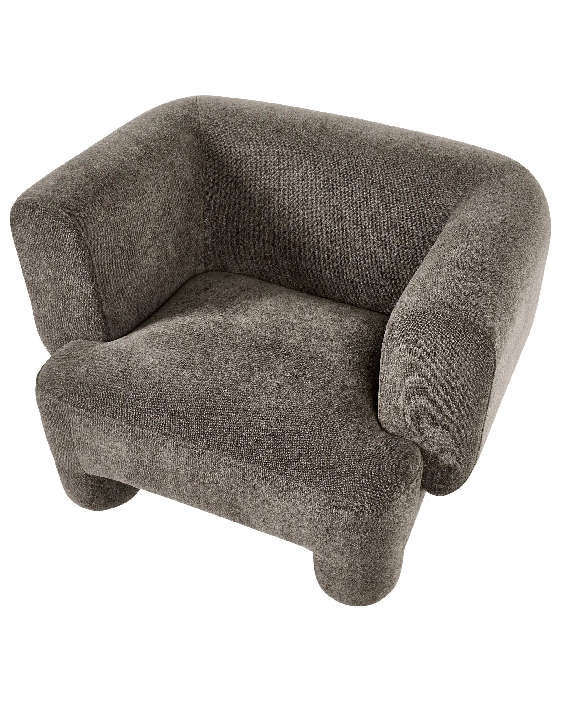 Armchair HOGBO Fabric Brown