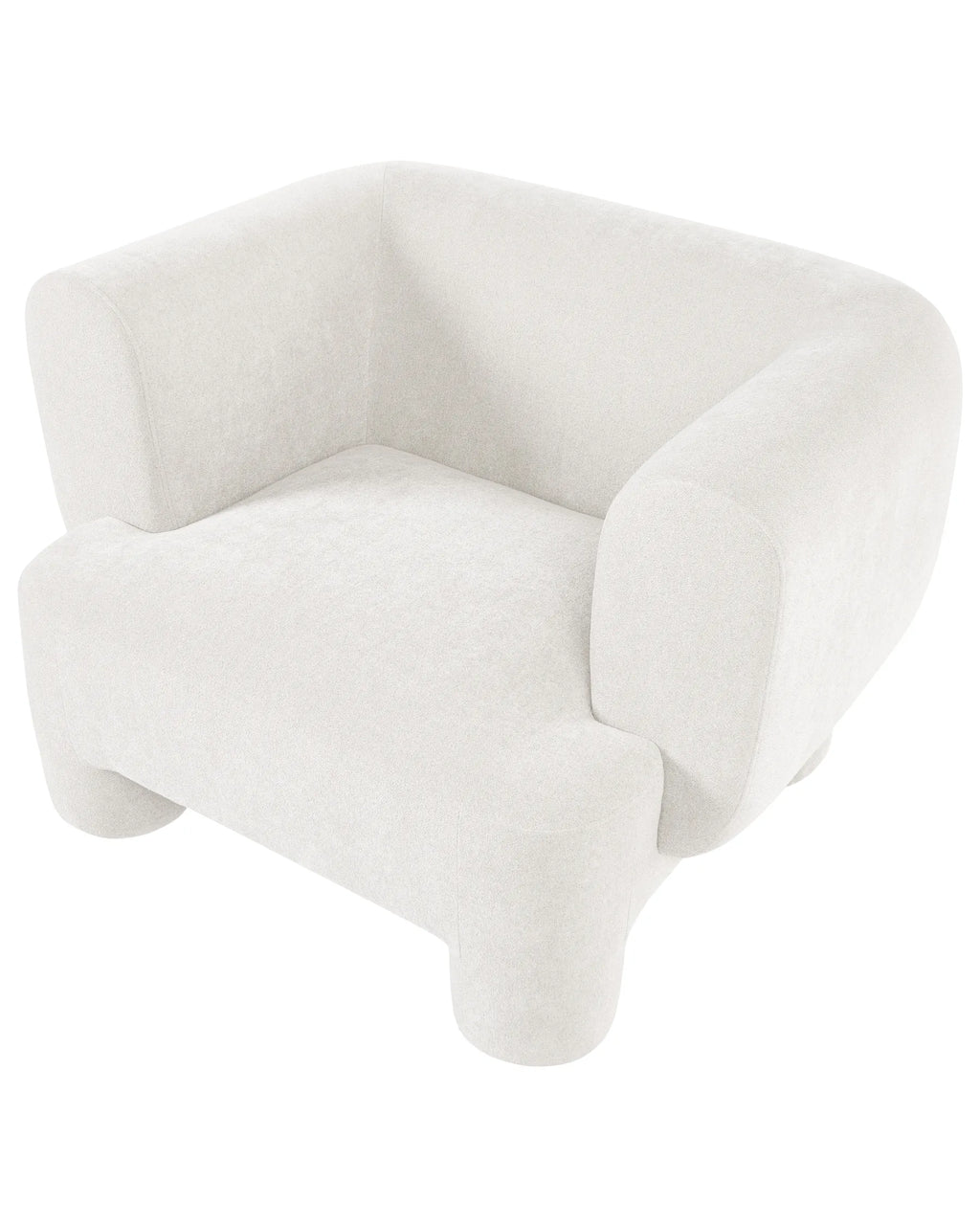 Armchair HOGBO Fabric White