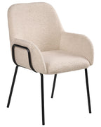 Dining Chair ALGONA Boucle Light Beige