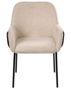 Dining Chair ALGONA Boucle Light Beige