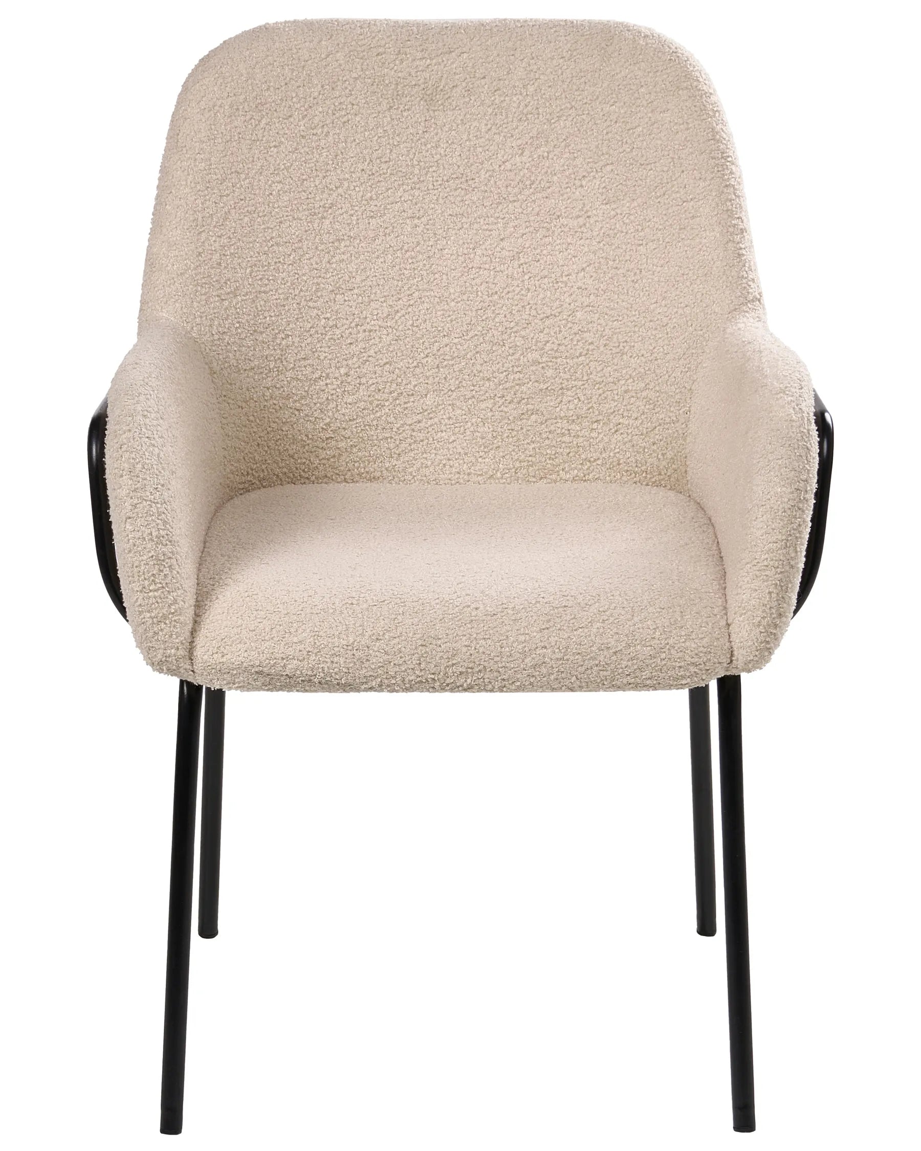 Dining Chair ALGONA Boucle Light Beige