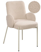 Dining Chair MAGEE Boucle Light Beige