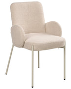 Dining Chair MAGEE Boucle Light Beige