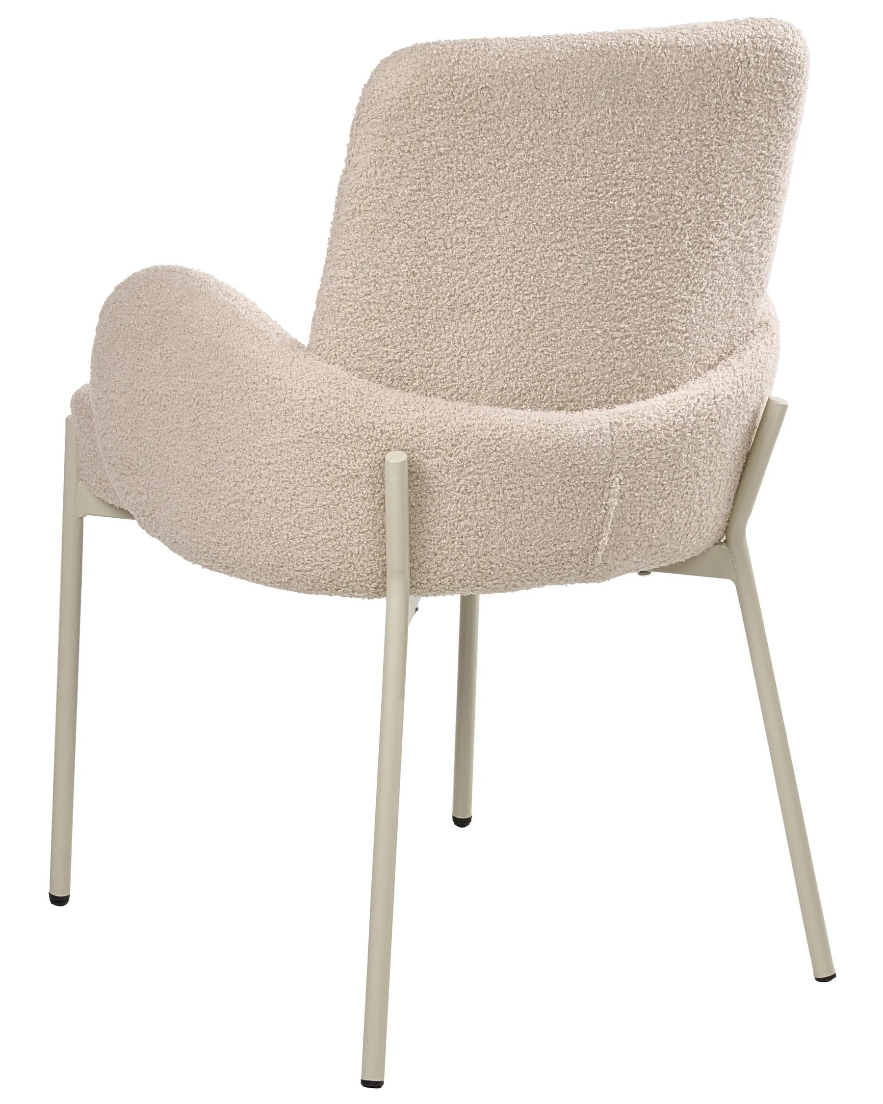Dining Chair MAGEE Boucle Light Beige