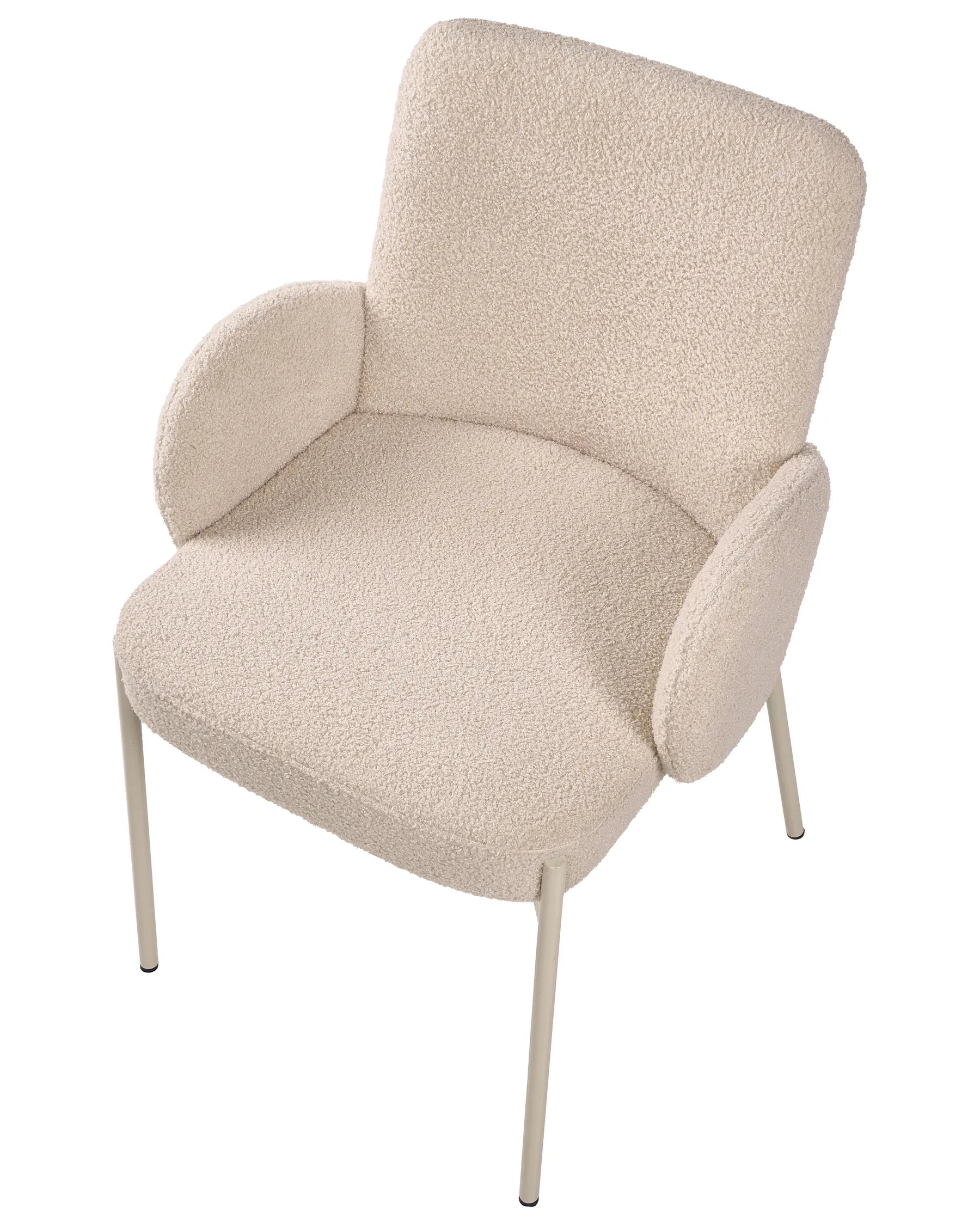 Dining Chair MAGEE Boucle Light Beige