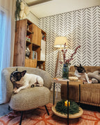 Armchair MAKELA Boucle Taupe