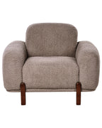Armchair VESTA Boucle Taupe — front product view