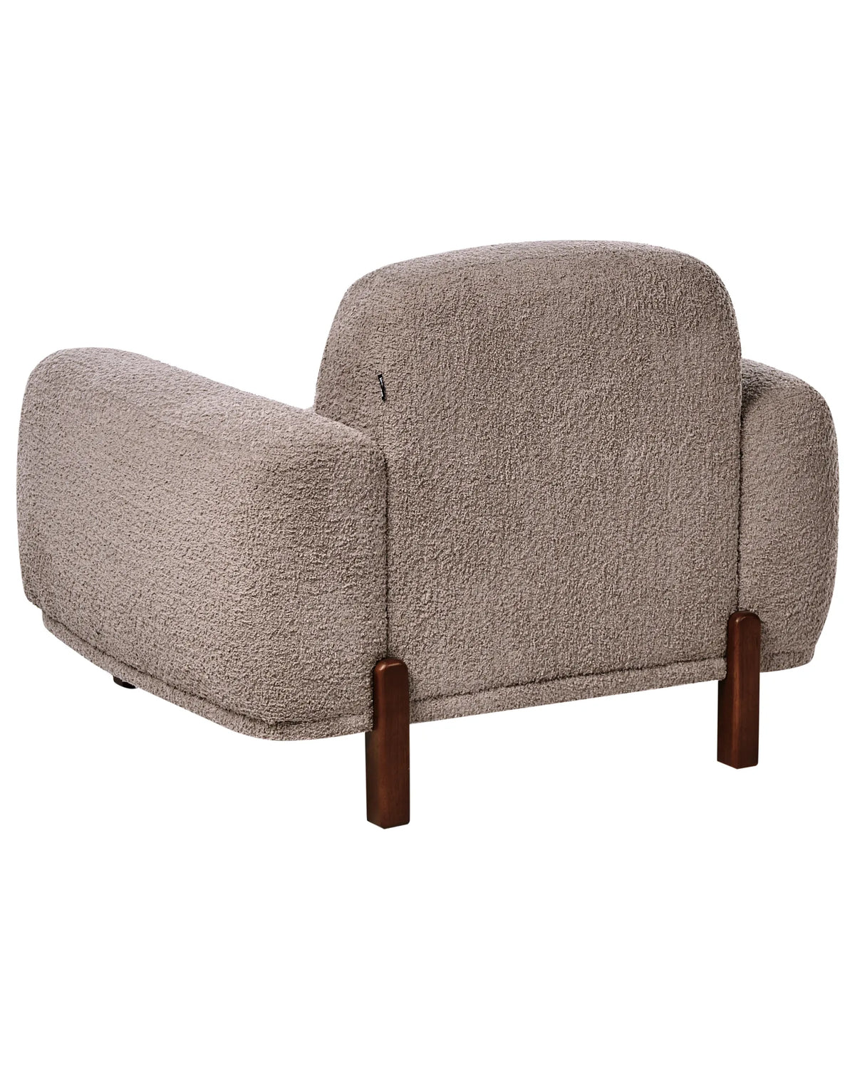 Armchair VESTA Boucle Taupe — side product view